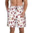 thumbnail image 1 of Balery Different Meat Traje de Baño Estilo Hawaiano para Hombre, Shorts de Secado Rápido con Bolsillos-3X-Large, 1 of 6