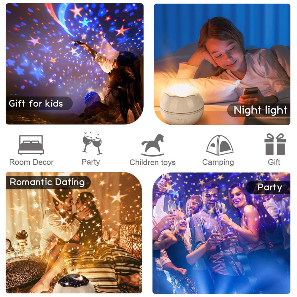 LED Night Light, Star Projector, Galaxy Light Projector, Lights Projector for , Star Lights, Bedside Lamp