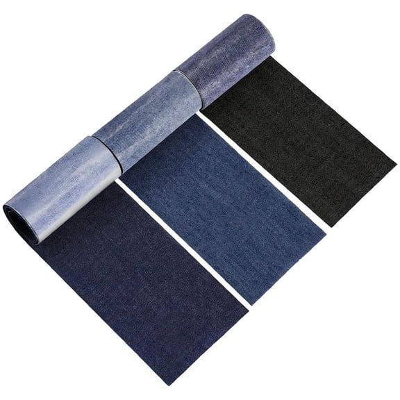 vlrwzc 3 Rolls Denim Patches for Jeans Iron On Denim Patches for Jeans Repair Iron On Patches Iron On Denim Patches for Inside Jeans Patch Jeans