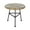 Light Brown/Black, variant on Pabrico Outdoor Faux Rattan Side Table with Glass Top, Gray and Black