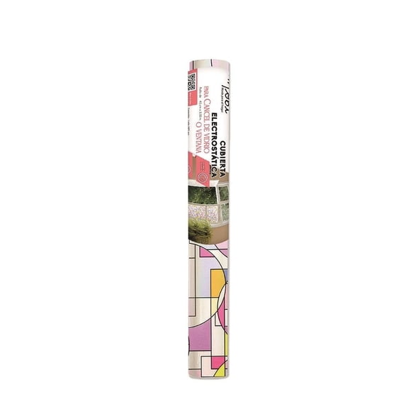 Vinil Decorativo Mobi 3962 Electrostático Geométrico
