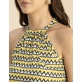 thumbnail image 5 of Moomaya Sleeveless Halter Neck Printed Loose Fit Top - Women's Summer Top, 5 of 9