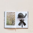 thumbnail image 2 of Creative Co-Op Cast Metal Snail Accent Décor, Rust, 2 of 5