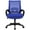 Blue, variant on Yaheetech Mid-Back Mesh Office Chair with Rolling Wheels and Adjustable Height, Blue