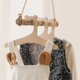 thumbnail image 4 of 50 Pcs Wooden Baby Hangers Kids Hangers Toddler Hangers With Notches For Children Shirt Coat Pants, 4 of 5
