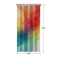 thumbnail image 5 of Colorful Tie Dye Ink Splash Pattern Shower Curtain 36"x72" ,Bathroom Decorative Shower Curtains Set with 12 Hooks,Modern Waterproof Washable Shower Curtain, 5 of 6