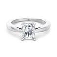 thumbnail image 2 of Garland - Moissanite Radiant Cut Lab Diamond Solitaire Engagement Ring, 2 of 4