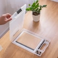 thumbnail image 3 of Maoww Portable Storage Box Writing Board Household A4 Data File Storage Box Desktop File Storage Box with Hanging Handle Copy Board Folder for Office School, 3 of 9