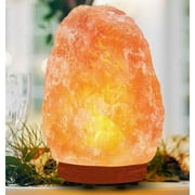 Himalayan Aroma Salt Lamp - Himalayan Salt Lamp, Salt Lamp, 6-8 lbs, 7-8 inch Height, Handmade, Dimmer Switch, Wood Base, Home Decor