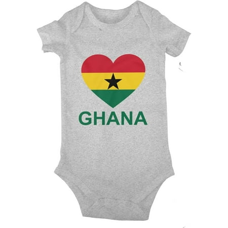 

Love Ghana Baby Jersey Bodysuit Romper Jumpsuit Short Sleeve T-Shirt Playsuit