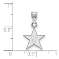 thumbnail image 2 of Solid 14k White Gold Official Vanderbilt University Small Pendant Charm - 18mm x 12mm, 2 of 3