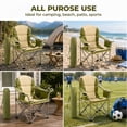 thumbnail image 7 of Alvantor Oversized Folding Camping Chair, Heavy Duty Outdoor Chair with Cup Holder Storage and Cooler Bag, 500 LBS, Portable for Outdoor Beach Picnic, 7 of 7