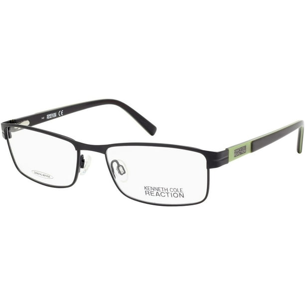KENNETH COLE REACTION KC 0752 Eyeglasses 002 Matte Black - Walmart.com ...