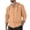 Coffee, variant on Men’s Hooded Long Sleeve T-Shirt Solid Color Cotton Linen Casual Spring Summer Top