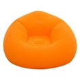 thumbnail image 2 of Vacemry Under $5 Inflatable Football Sofa, Lounge Chair with Entertainment Stool, Portable Blow Up Couch for Indoor Outdoor, Comfortable Leisure Seating for Adults, 2 of 9