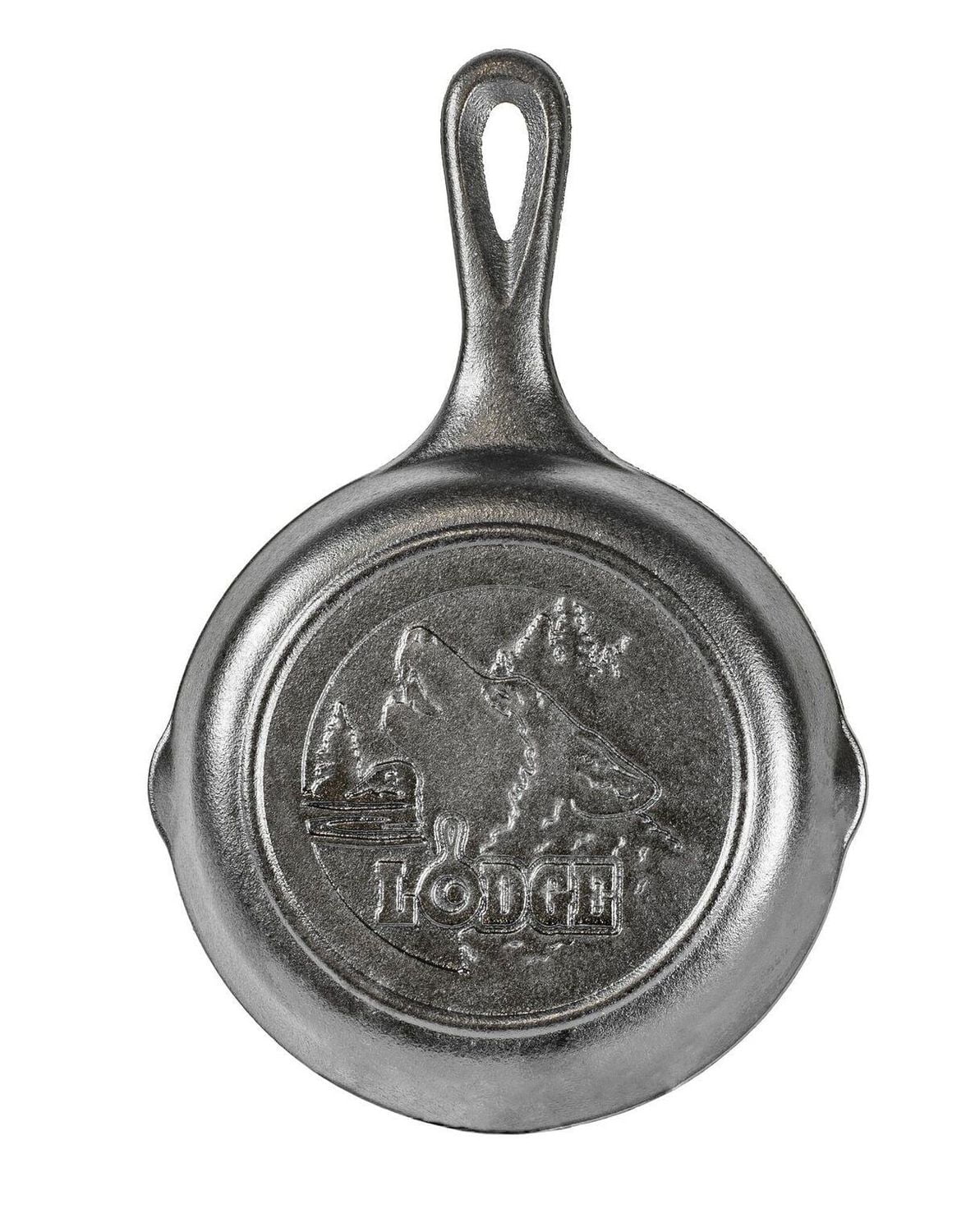 Lodge Wildlife 6.5 Inch Wolf Skillet