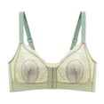 thumbnail image 1 of Cathalem Double Support Wireless Bra Signature Lace Deep V,Beige 80B, 1 of 4