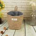 thumbnail image 2 of Eguiwyn Home Textile, Desktop Storage Box Container Bedside Cabinet Storage Bag Pocket Box Flower Pot Storage Bucket Blue B, 2 of 2