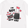 thumbnail image 4 of Inktastic I'm Soy Into You with Cute Soy Sauce and Sushi Boys or Girls Long Sleeve Toddler T-Shirt, 4 of 5