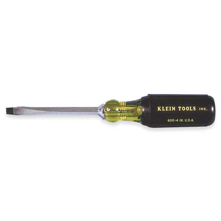 KLEIN TOOLS Screwdriver,Slotted,5/16x6",Square 600-6
