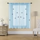 thumbnail image 5 of Uuiauoio Butterfly Window Panels Drapes Curtains Sheer Voile Tulle 39.37×51.18in Door Window Sheer Curtain Panel Butterfly Print Sheer Curtains for Bedroom Living Room Balcony, 5 of 7