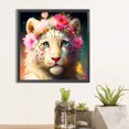 thumbnail image 2 of 5D bricolaje ronda completa taladro diamante pintura tigre hogar Decora Art Craft (A7647) FLhrweasw Nuevo, 2 of 9