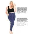 thumbnail image 5 of Stretch Is Comfort Women's High Waist Oh so Soft Full Length Leggings with Pocket| Xsmall- 5x, 5 of 6