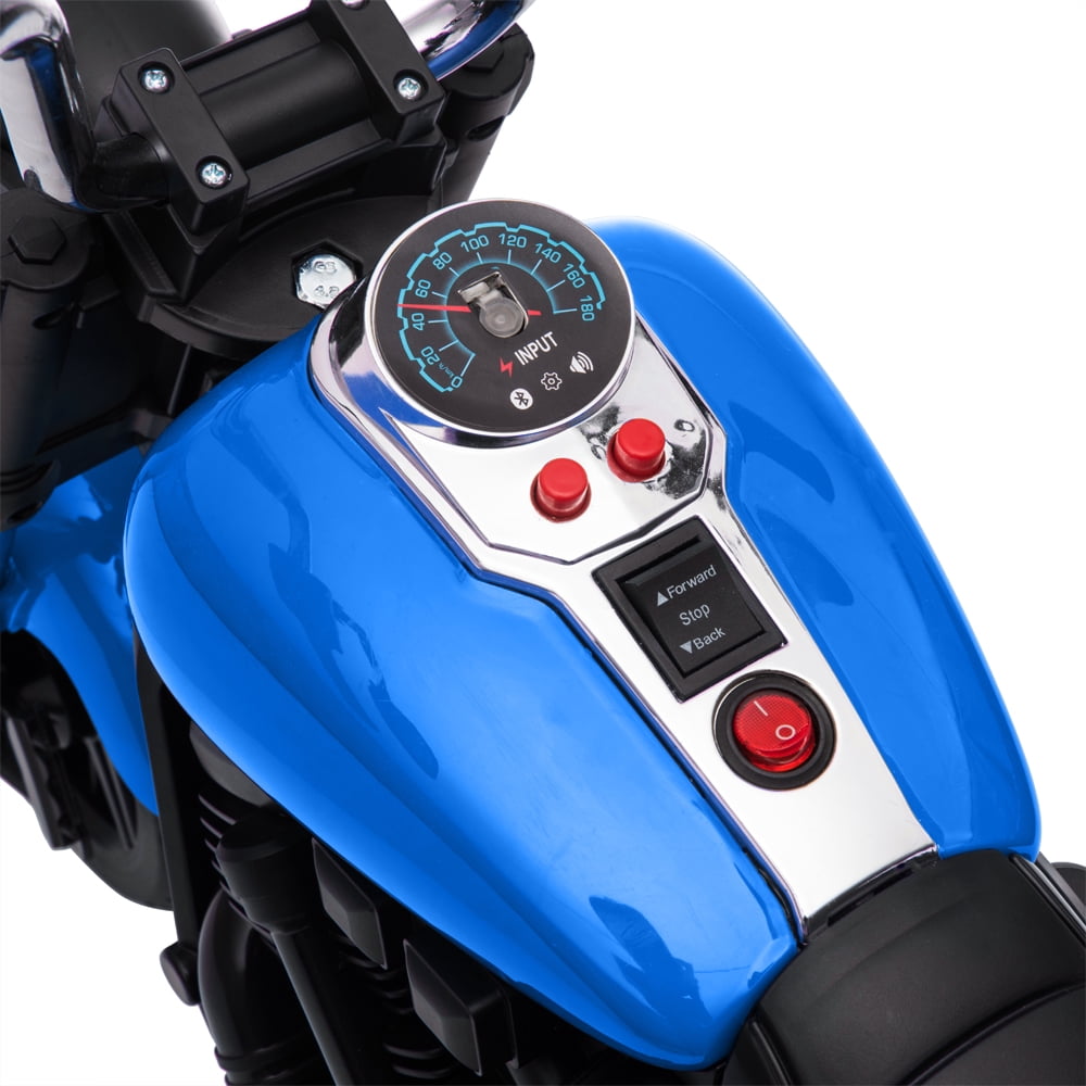Lowestbest 6V Electric Toy Motorcycle Kids Battery Powered Car, Ride On Motorcycle w/ Training Wheels, Blue Lowestbest 6V Electric Toy Motorcycle Kids Battery Powered Car, Ride On Motorcycle w/ Training Wheels, Blue