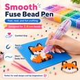 thumbnail image 5 of 2.6mm Fuse Bead Pen, One-Button Bead Dispenser with High-Capacity Transparent Barrel, Smooth No-Jam Outlet and Anti-Slip Grip for DIY Bead Art, Crafts and Family Projects(Blue), 5 of 6