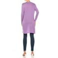 thumbnail image 5 of Women's Classic Long Sleeve Cardigan with Side Pockets for Everyday Wear, 5 of 6