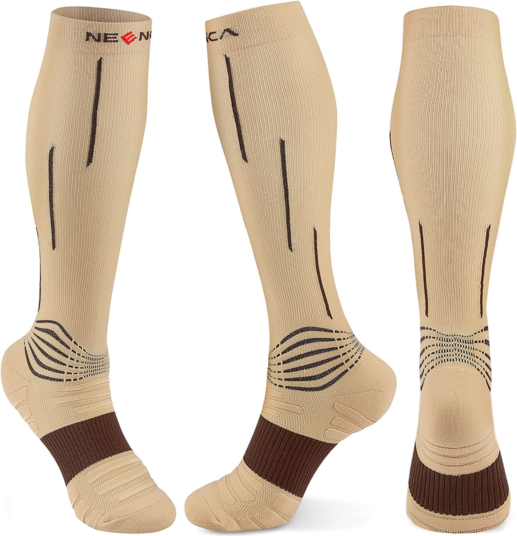 NEENCA Compression Socks for Women Men, 2030mmhg Circulation Medical