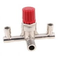 thumbnail image 3 of Ruibeauty Double Outlet Tube Air Compressor Switch Pressure Regulator Valve Fitting Part, 3 of 7