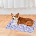 thumbnail image 4 of Purple Coral Fleece Pet Warming Mat 19.7x15.7 Inch Self-Heating Pad Washable Non-Slip Indoor Bed for Cats Dogs Non-slip bottom, 4 of 6