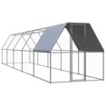 thumbnail image 1 of vidaXL Cage à Poulet Extérieure 2x10x2 m Acier Galvanisé, 1 of 4