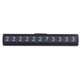 thumbnail image 1 of Placa De Número De Estacionamiento Luminosa Para Coche, Número De Teléfono, Placa De Número De Estacionamiento De Coche, Accesorios Universales Ocultos Para Coche, Tarjeta Móvil, Interior De Coche Yuarrent VI009038-02, 1 of 6