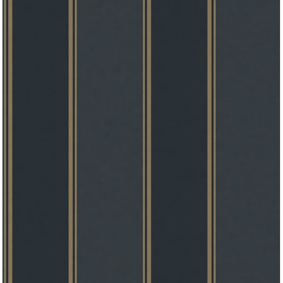 Brewster Home Fashions Rydia Blue Stripe Wallpaper