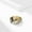 Gold, variant on Double Headed Snake Ring Stainless Steel European American Design Fashion Statement Jewelry Accessory Titanium
