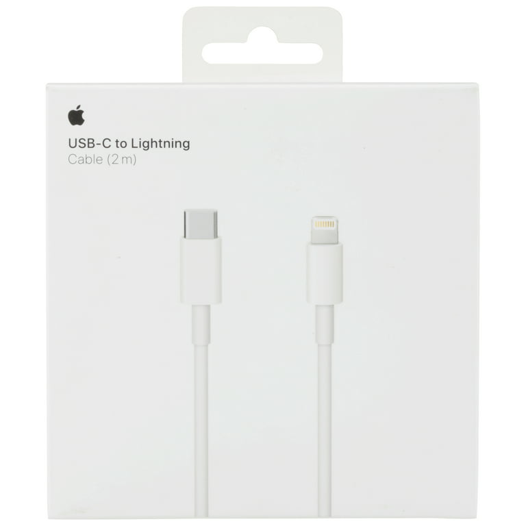 Apple 6.6' (2M) USB Type C-to-Lightning Charging Cable White MQGH2AM/A -  Best Buy