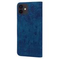 thumbnail image 3 of Dteck iPhone12 Pro Max Case,Sakura Cat Embossed PU Premium Leather Wallet Card Cash Slots Ultra-Slim Magnetic Flip Shockproof Kickstand  Cover for iPhone 11 6.1 inch,Blue, 3 of 6