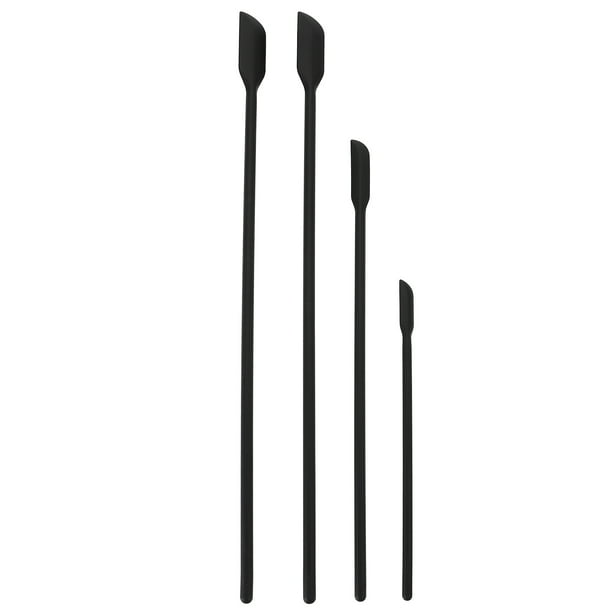 Espátula de silicona de 4 piezas, raspador de mango largo, espátula de silicona para tarro, artilugio de cocina