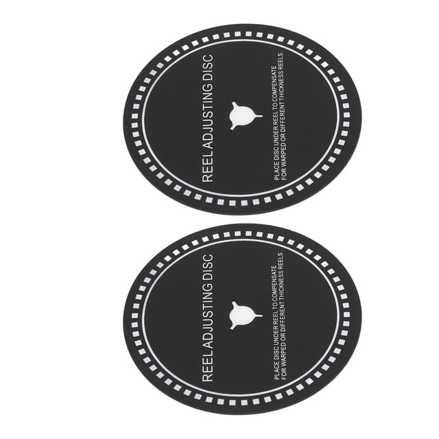 2Pcs Nab Hub Adapters Spacer, 82mm Diameter Reel Adjusting Disc with Anti Vibration Effect for Reel to Reel Tape Recorders