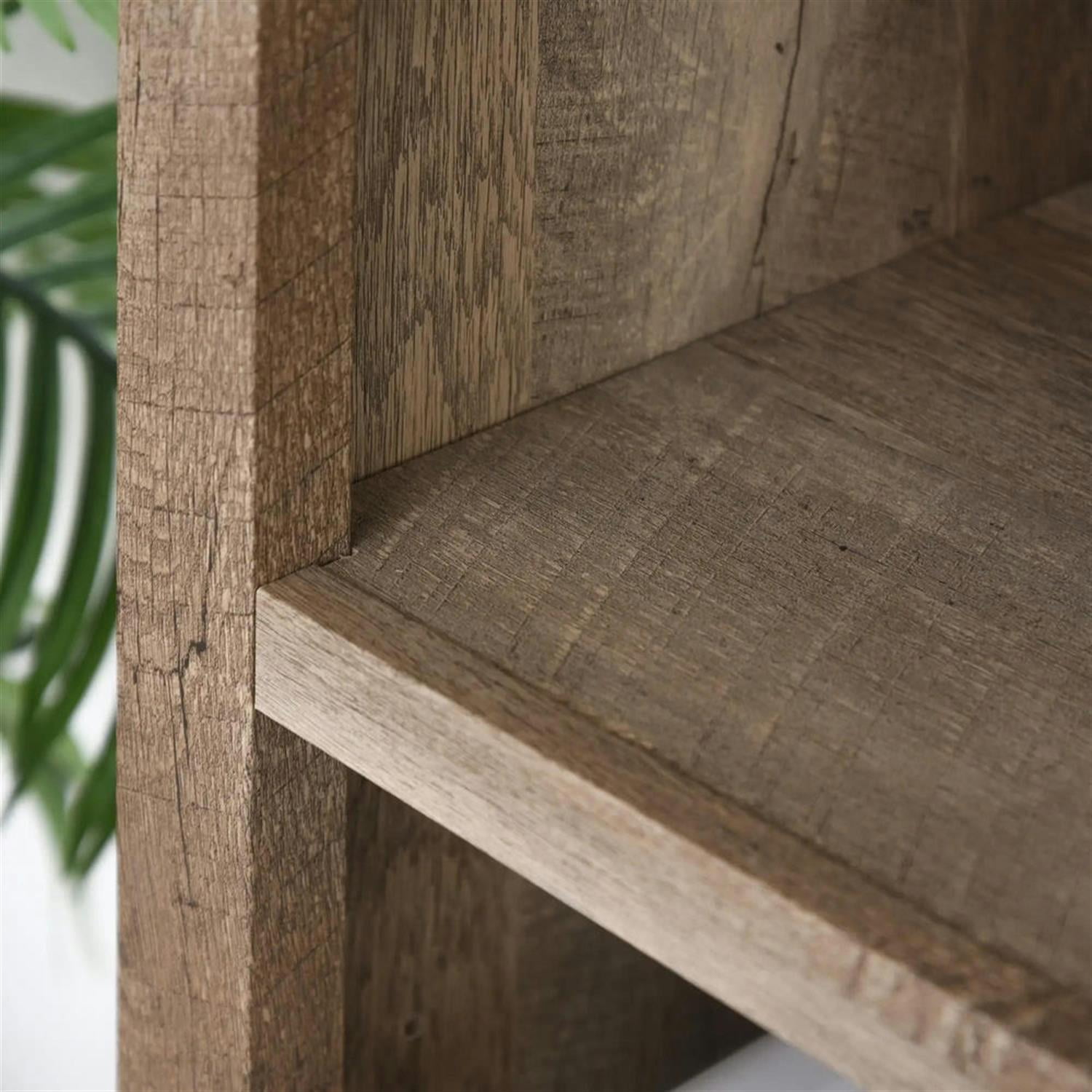 Demi Bonn 71" Tall Bathroom Storage Cabinet, Freestanding Cabinet with Glass Doors and Adjustable Shelves for Living Room, Kitchen, Dining Room, Office, Brown