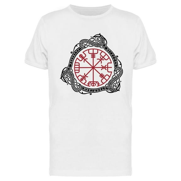 Magical Runic Vegvisir T-Shirt Men -Image by Shutterstock, Male XX-Large