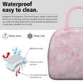 thumbnail image 3 of Lunch Bag Lunch Box for Women Reusable Insulated Lunch Cooler Bags,Large Capacity for Work Travel Picnic,Water-Resistant Pioneer Colorful Floral Lunch Tote Bag Gifts for Woman Mom Pink, 3 of 6