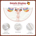 thumbnail image 3 of Sikiie LGBT Gnomes Nativity Christmas Tree Skirt, Jesus Christian Winter Holiday Tree Mat Decoration(30-48IN)36", 3 of 6