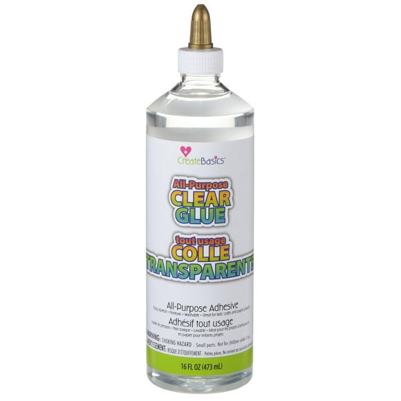 Create Basics Clear Glue, 16 Oz., Clear Glue 16oz
