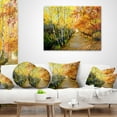 thumbnail image 4 of Designart Beautiful Fall Forest - Landscape Printed Throw Pillow - 12x20, 4 of 5