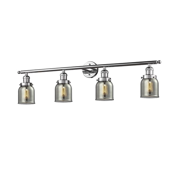 Innovations 4-LT LED Small Bell 42" Bathroom Fixture - Polished Chrome - 215-PC-G53-LED