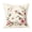 Bird-Floral, variant on Violet Linen Aviary Geometric Floral Pattern Decorative Accent Throw Pillow Cover