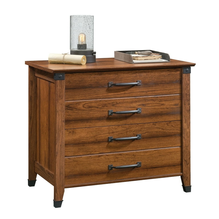 Sauder Carson Forge Lateral File Cabinet Washington Cherry Finish